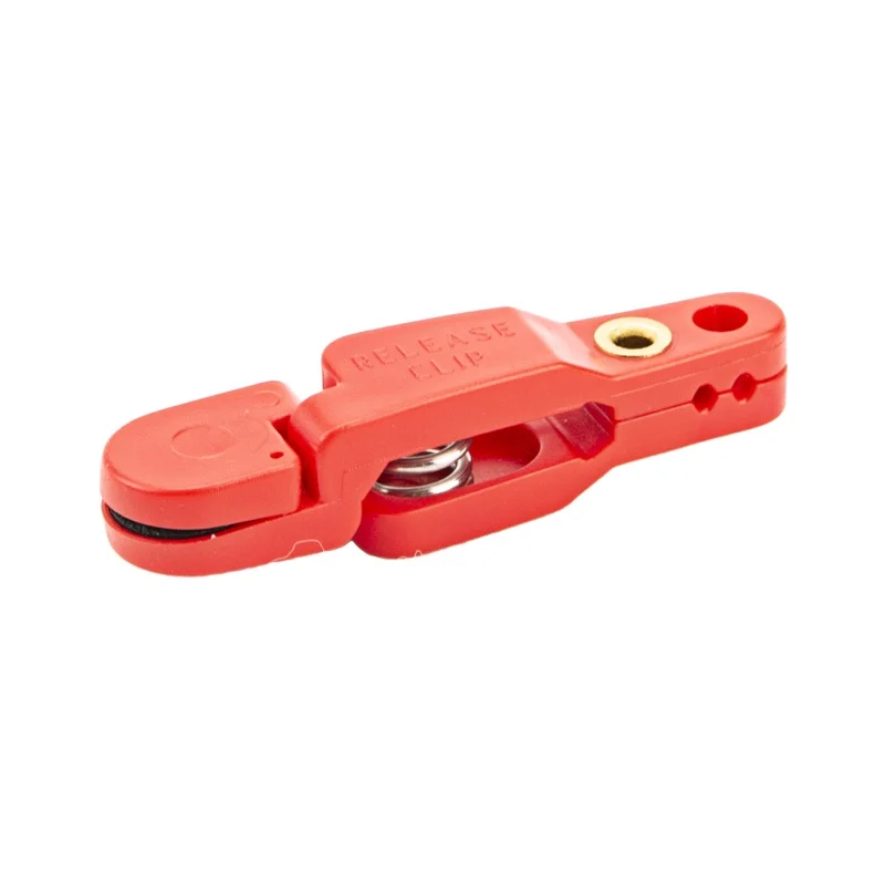 

1pcs Fishing tools Heavy Tension Snap Release Clip for Weight Planer Board Kite Release Clips Black /Red