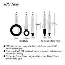 Улучшение 9 K-6 GHz проводящее излучение EMC EMI ближнего поля простой зонд магнитного поля электрическая полевая антенна