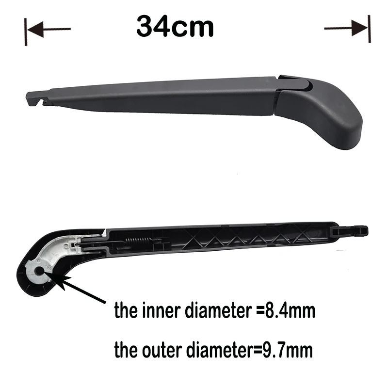 Erick's Wiper 1" Задняя щетка стеклоочистителя и рычаг комплект подходит для Ford Focus 2 MK2 хэтчбек 2004-2011