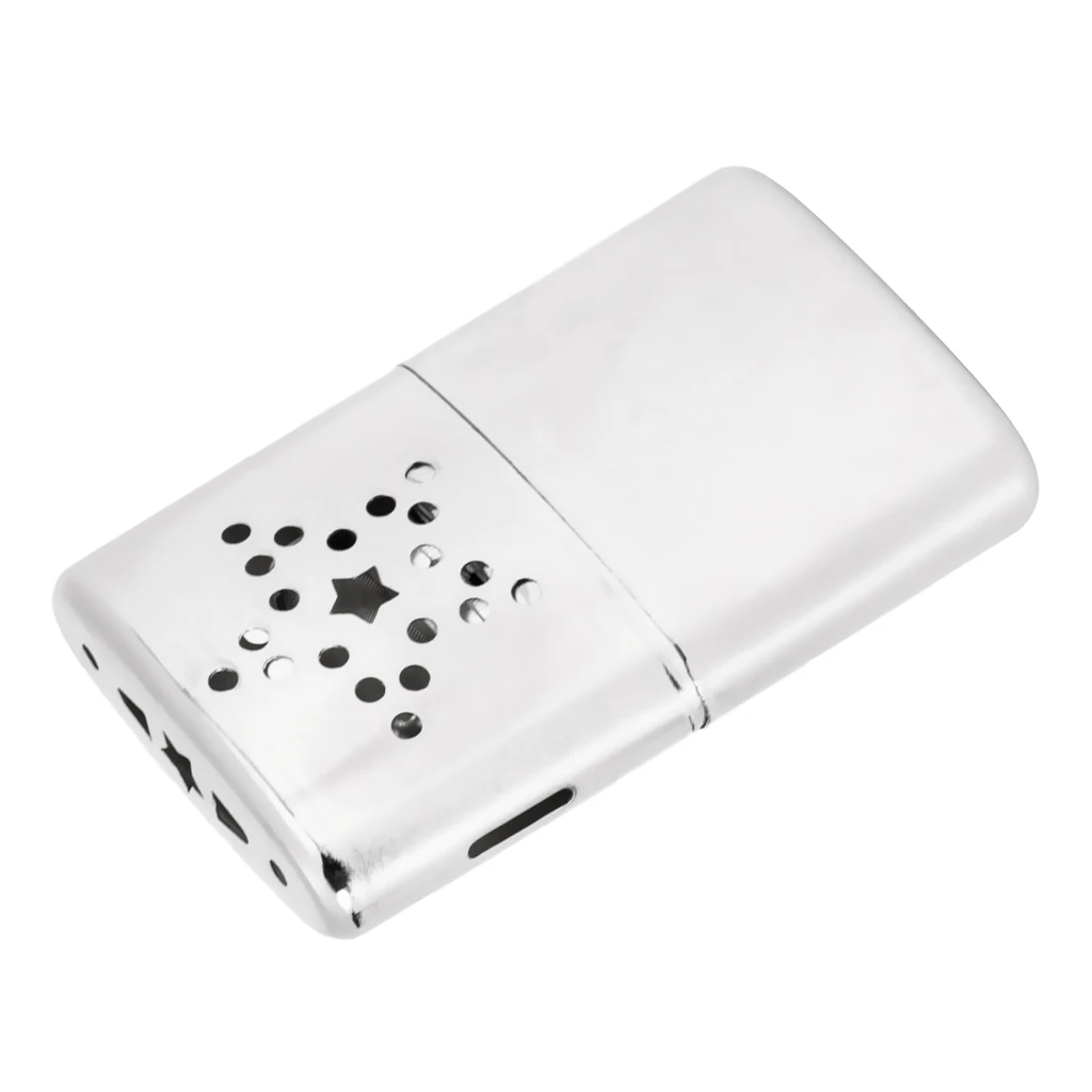 Resistance and Durable Stainless Steel Reusable Pocket Heater Hand Warmer Handwarmer with Pouch