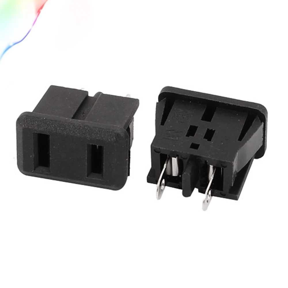 1 шт. AC 10A/250V 15A/125V US розетка с панельным креплением питания черный|Электрические