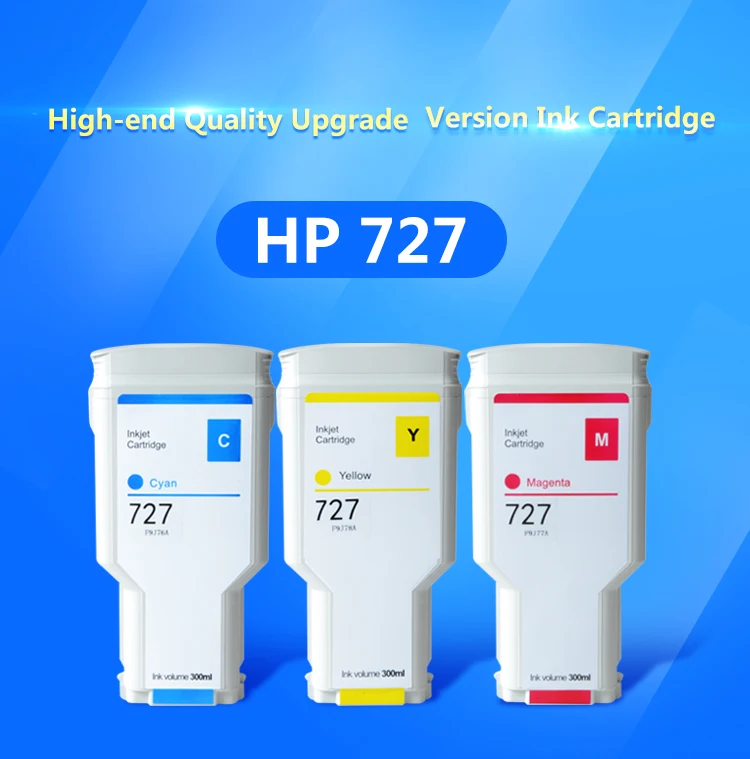 Картридж для принтера HP DesignJet T920 T2500 T930 T1530 T2530 T1500 727 мл|Чернильные картриджи| |