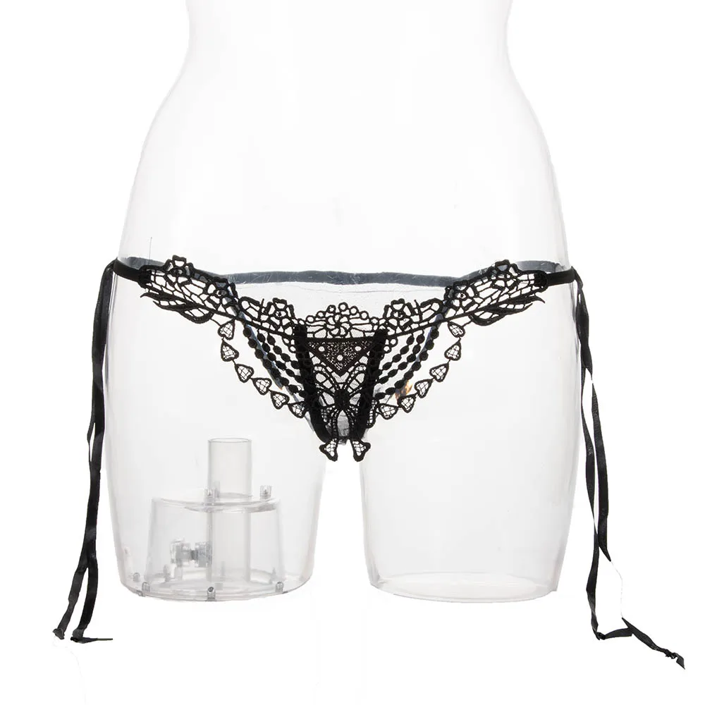 

Women Sexy Lingerie Water Soluble Flower Lace Transparent Underwear Women Low Waist Temptation G String Charm Hips Thongs