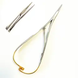Зубные Матье иглы держатель Стандартный 14 см клювовидные щипцы хирургические инструменты стоматологическое лабораторное оборудование