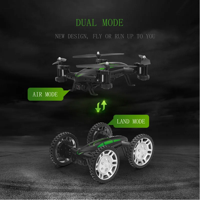 Buy Cheap Newest RC Drone And Car Profissional With Camera 2.4GHZ Mini Drone Wifi FPV Quadcopter DIY Remote Control Helicopter Dwi X9P