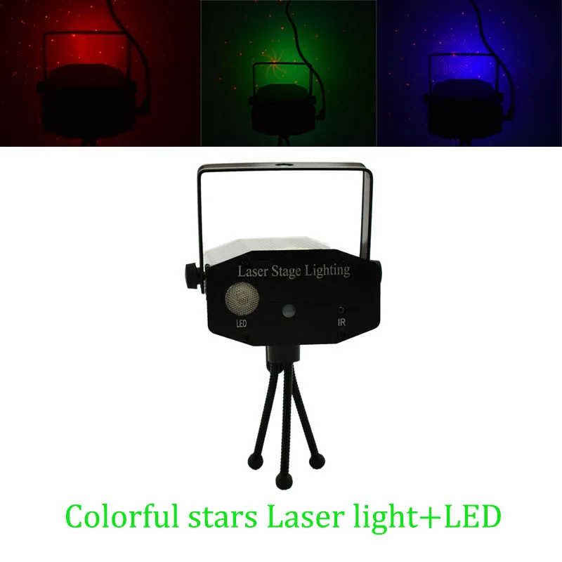 

Mini RGB LED Laser Stage Lighting Disco dj Party Light led Moving Head Laser Disco Projector led Laser Star Lights