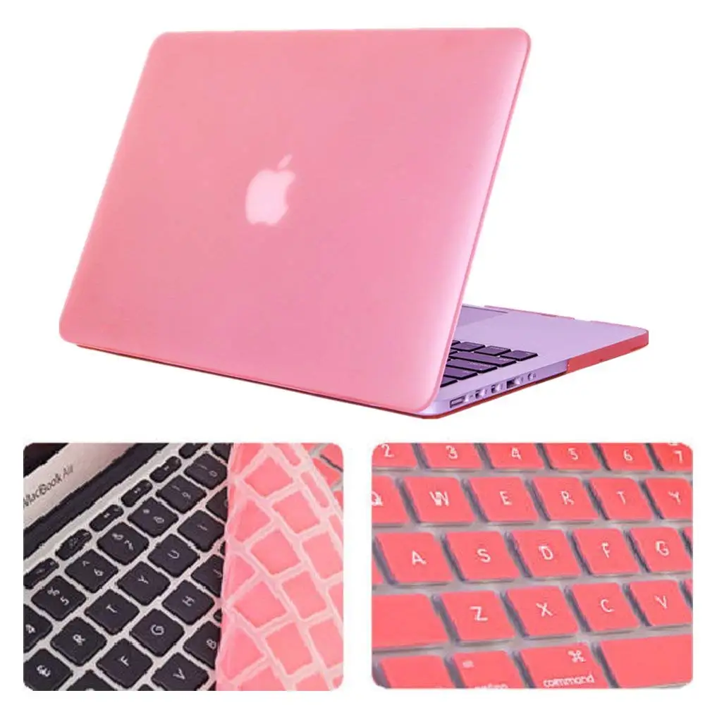 

Matte Mac Air 13 Plastic Case Laptop Hard Cover for Macbook Air 11.6 13.3 15 Pro Retina Notebook Sleeve Case Capa+Keyboard Cover