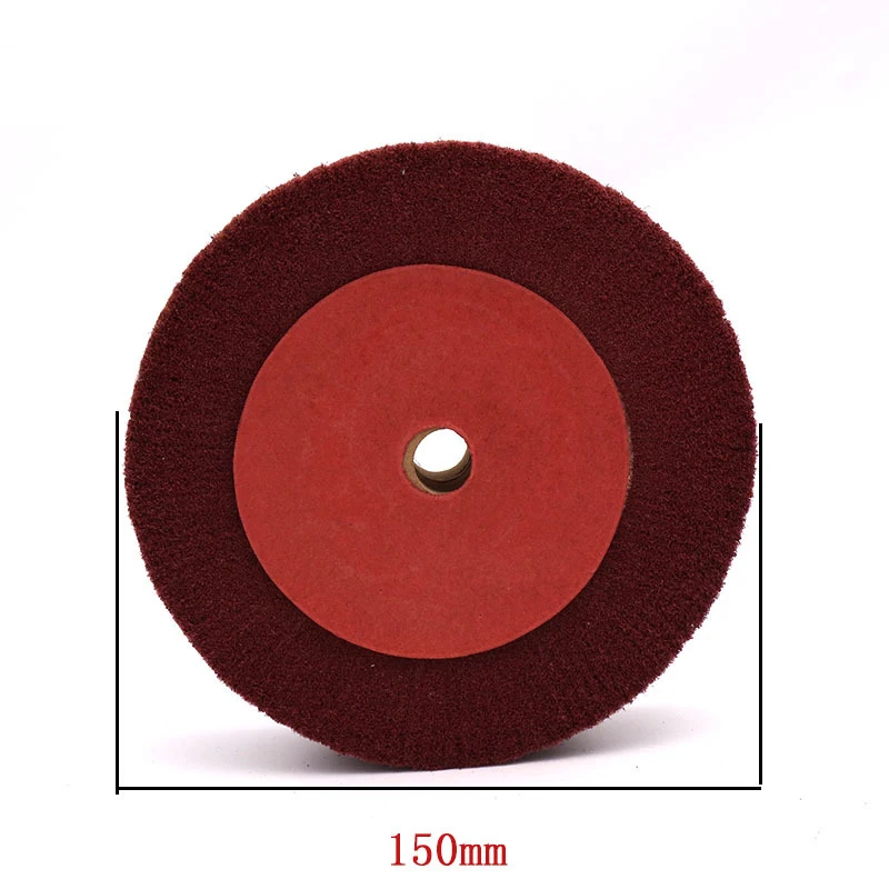 URANN 1 шт " 8" 150 мм 200 мм нетканые губки шлифовального круга красный лоскут mop полировки диск