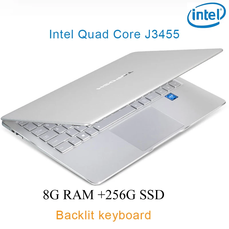 

P9-18 silver 8G RAM 256G SSD Intel Celeron J3455 21" Gaming laptop notebook desktop computer with Backlit keyboard