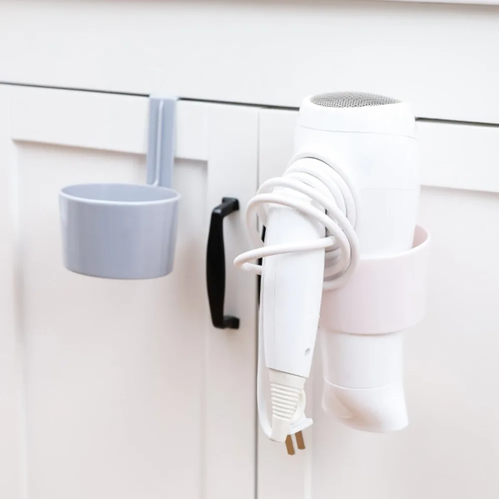 

Waterproof and easy to clean Bathroom Door Back Hair Dryer Storage Rack