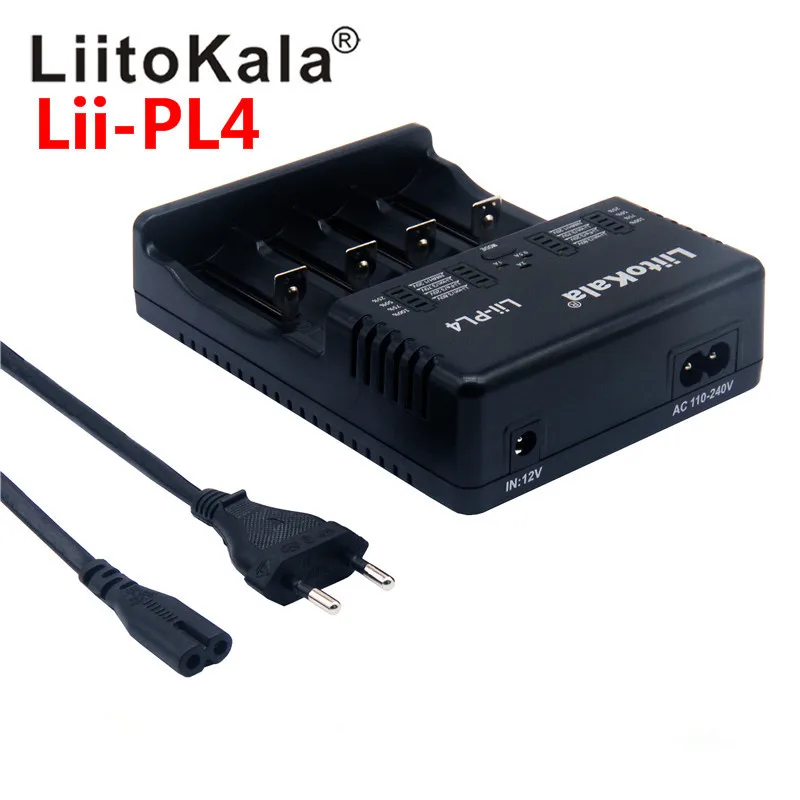 

LiitoKala original lii-PL4 18650/26650/18350/16340/18500 Lithium Battery 1.2V /3.2V/ 3.7V/ 3.8V/AA /AAA NiMH 110-220V DC Charger