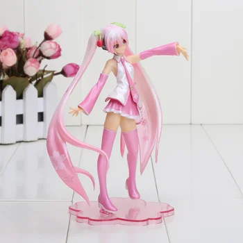 

16cm Hatsune Miku Sakura Miku 1/10 Scale Painted PVC Figure Toy model Hatsune Miku Figure