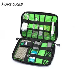 PURDORED 1 шт. дорожная цифровая сумка для хранения электроники аксессуары чехол для кабель для зарядного устройства Путешествия Упаковка