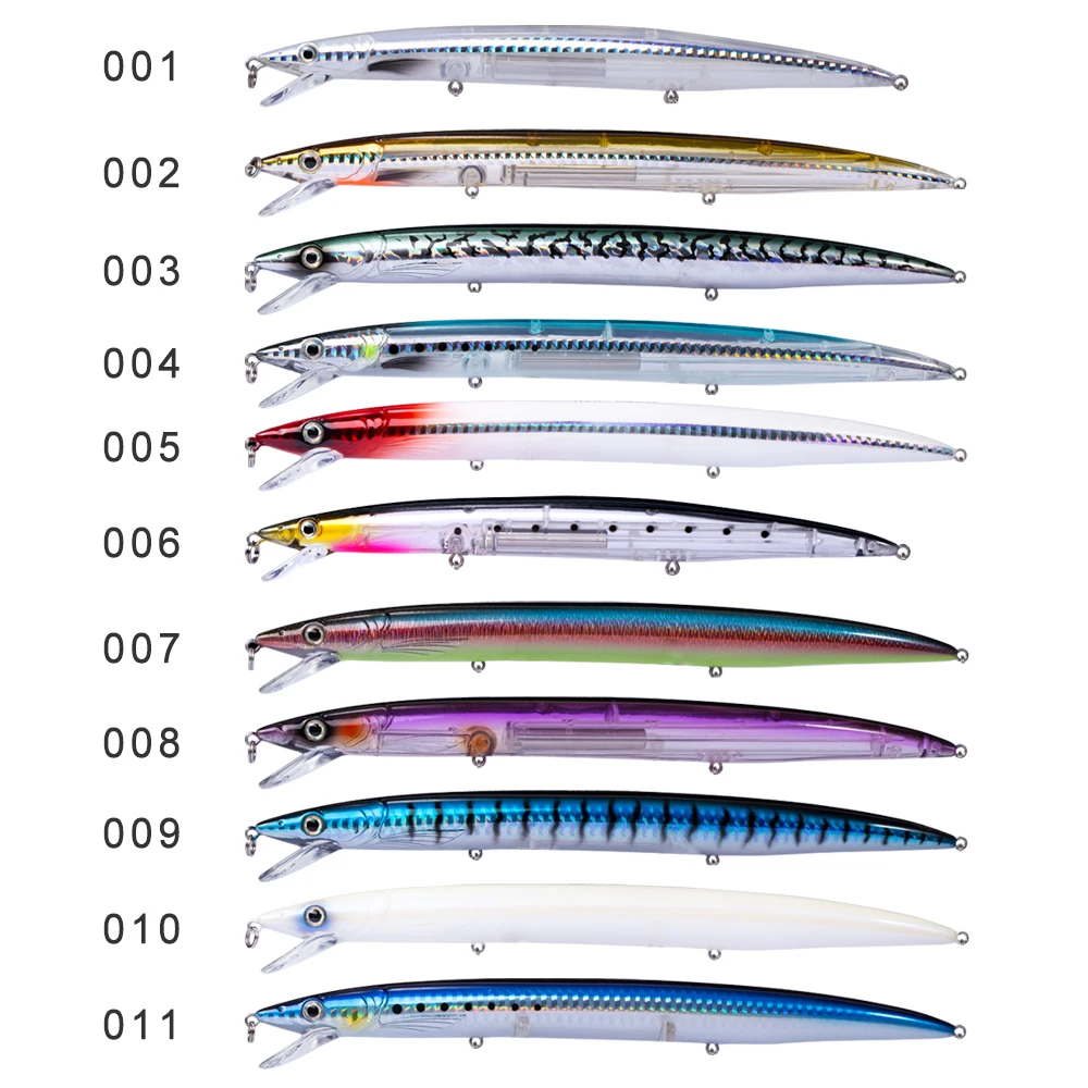 Hunthouse рыболовный гольян приманка sandeel jerkminnow длинный Литой гольян плавающий pesca 143 мм/14 г 173 мм/23 г 208 мм/33 г для рыбалки