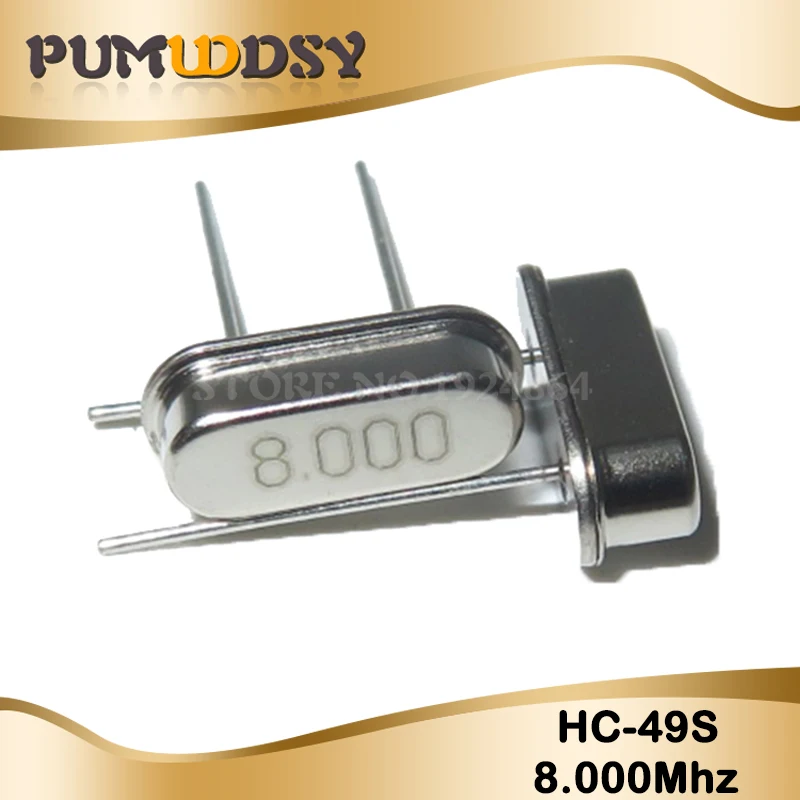 

20pcs hc-49s 8MHz 8.000mhz HC49S 8M quartz resonator Crystal Oscillator