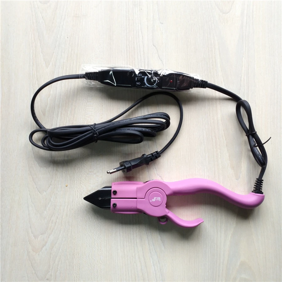 

Profession Loof Adjustable Hair Extension Fusion Iron Pre Bonded Keratin Heat Connector Wand Iron Tool Kit ferramentas de cabelo