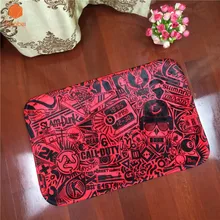 Новинка года, рисунок граффити фланелевый ковер, коврик для кухни, коврик для унитаза, коврик для воды, дверной коврик,, DT69