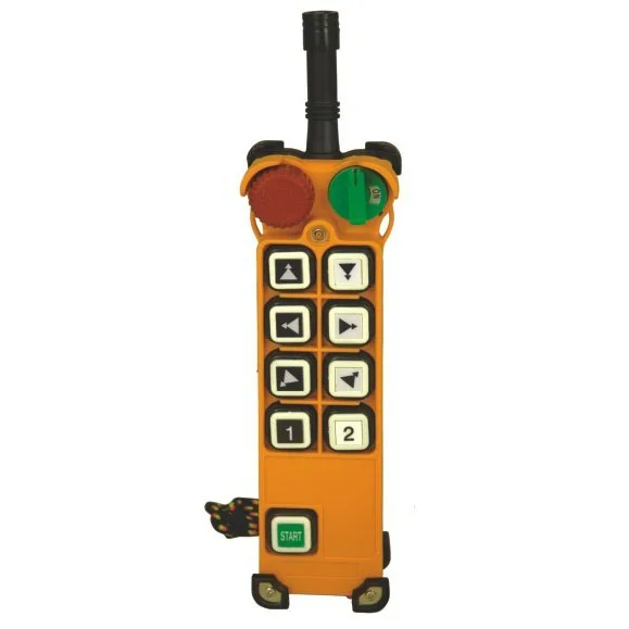 

Factory price 8 buttons double speed radio industrial crane remote control F24-8D wireless crane remote control