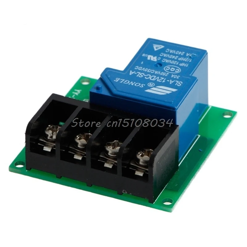 

1 Channel Power Relay Control Board Module 30A Single Switch 12 V New G08 Whosale&DropShip