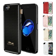 i7/7 plus External Battery Charger Case For iPhone 6 6S Plus 5500/7500mAh Backup Powerbank Cover Battery Case for iphone 7 7plus