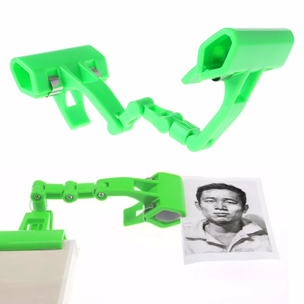 Copy Drawing Board Clip Double Head Clamp 360° Rotatable For Artist Painting