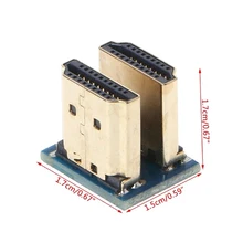 HDMI к HDMI адаптер Raspberry Pi 3 Мужчина к мужчине конвертер 1080P для 3,5 дюймов HDMI экран 5 дюймов HDMI экран дисплей