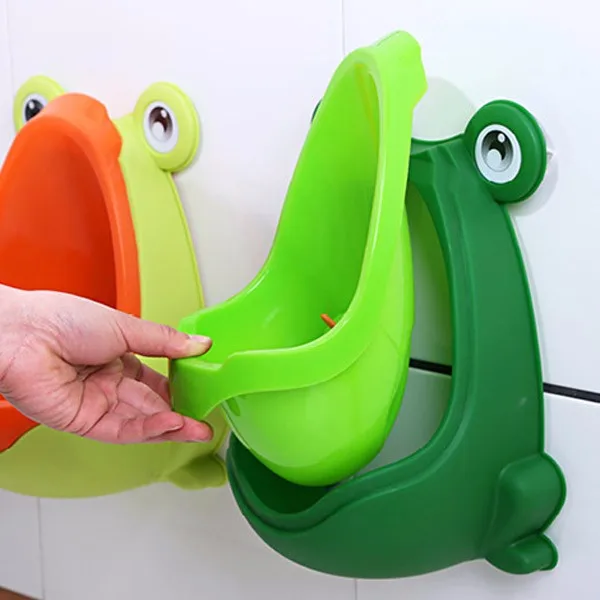 new cute animal design Plastic stand urine baby toilet Seat cover with frog drawer potty toilet small infants and young children