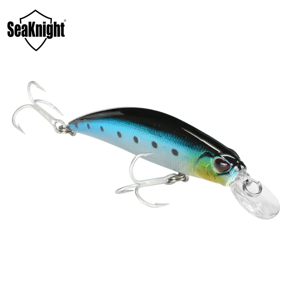 

SeaKnight SK040 Sinking Mini Minnow Fishing Lure 9.5g 7cm 3in Plastic Hard Fishing Lures 3D Fish Eyes Strong VMC Hooks Fishing