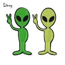 2 шт./компл. чужой железа на патчи для одежды с вышивкой на выбор сделай сам аксессуар Знак Аппликация A140