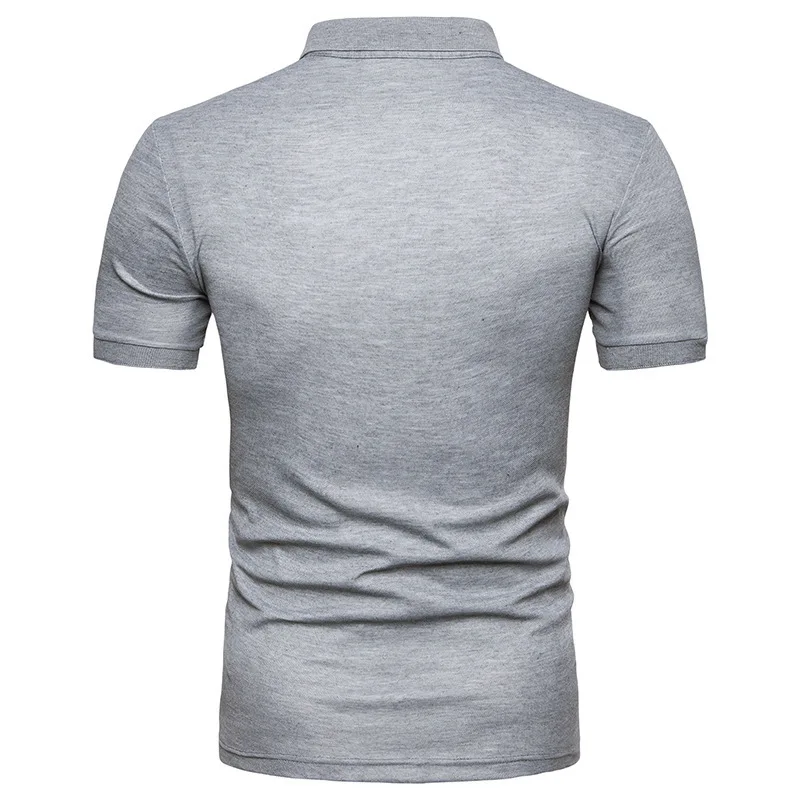 FDWERYNH Лето Повседневный стиль Homme Camisa Masculina в горошек отложной воротник с коротким рукавом рубашка Поло мужская рубашка Поло