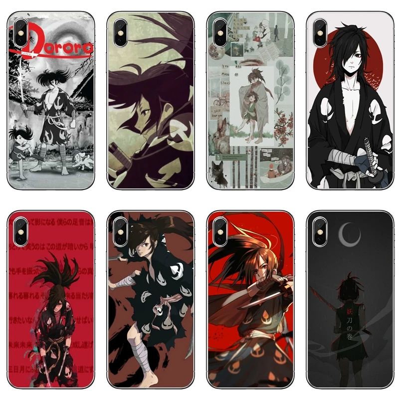 

anime Dororo And Hyakkimaru For Xiaomi Redmi S2 5 plus 6 4 Pro 6A 4A 4x Note 6 5 5A 4 3 Pro Pocophone F1 case Soft phone cases