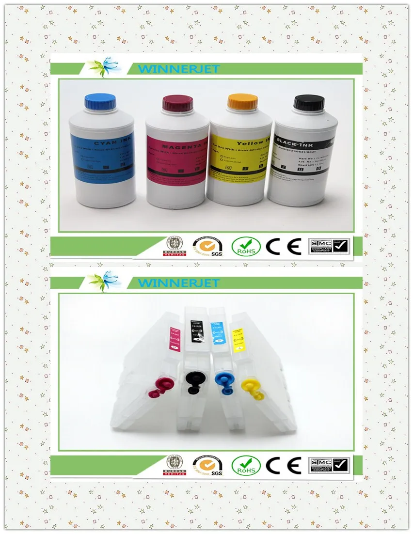 For Ricoh sg 3110 dn refill ink cartridge and sublimation ink-in Ink Cartridges from Computer