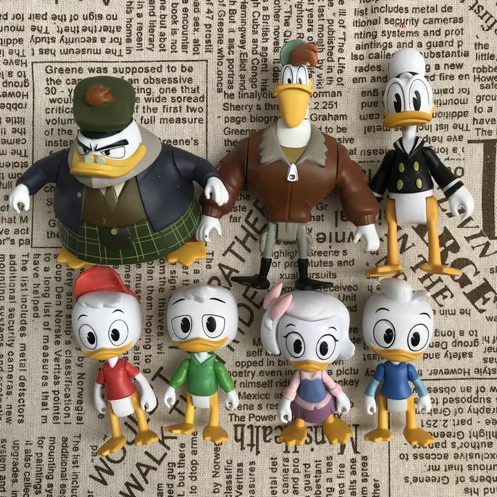

Original Garage Kit Classic Toy Duck Tales Mini Doll Donald Duck Movable Joints Action Figure Collectible Model Loose Toy Gifts