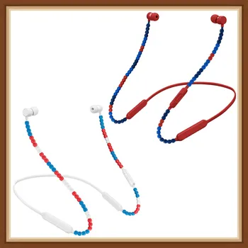 

OKCSC for Beats X Bluetooth Earphone 75pcs Beads Fashion DIY Earphone Accessories