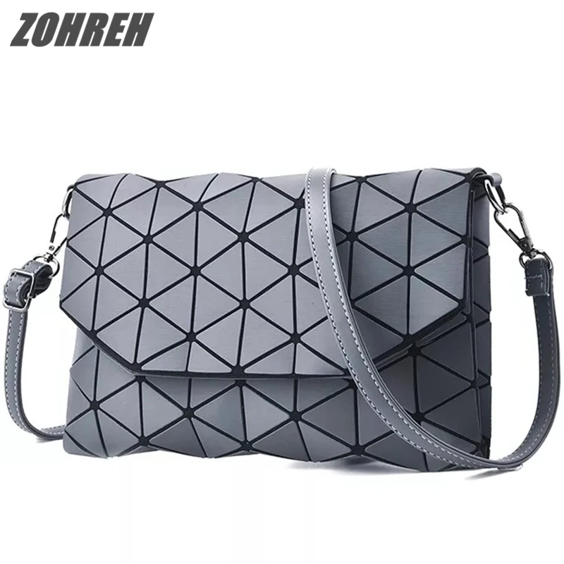 

2018 New Small Solid Plaid Geometric Lingge Envelope Handbag Hot Sale Women Clutch Ladies Purse Crossbody Messenger Shoulder Bag