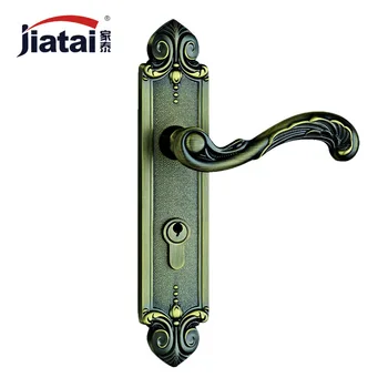 

Thai high-end home European American antique hardware locks TK236036 green bronze door locks on the door