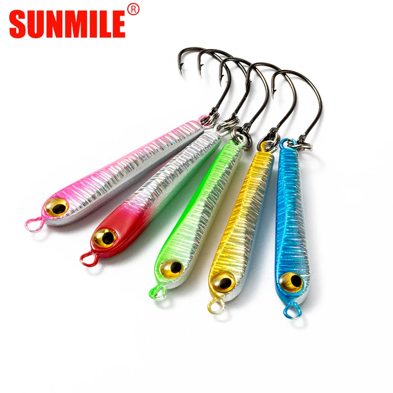 

SUNMILE Metal Spoon Jig Fishing Lure 3g/6g Jigging Saltwater Lures Spoon Hard Baits Peche Pesca Tackle Wholesales Drop ship