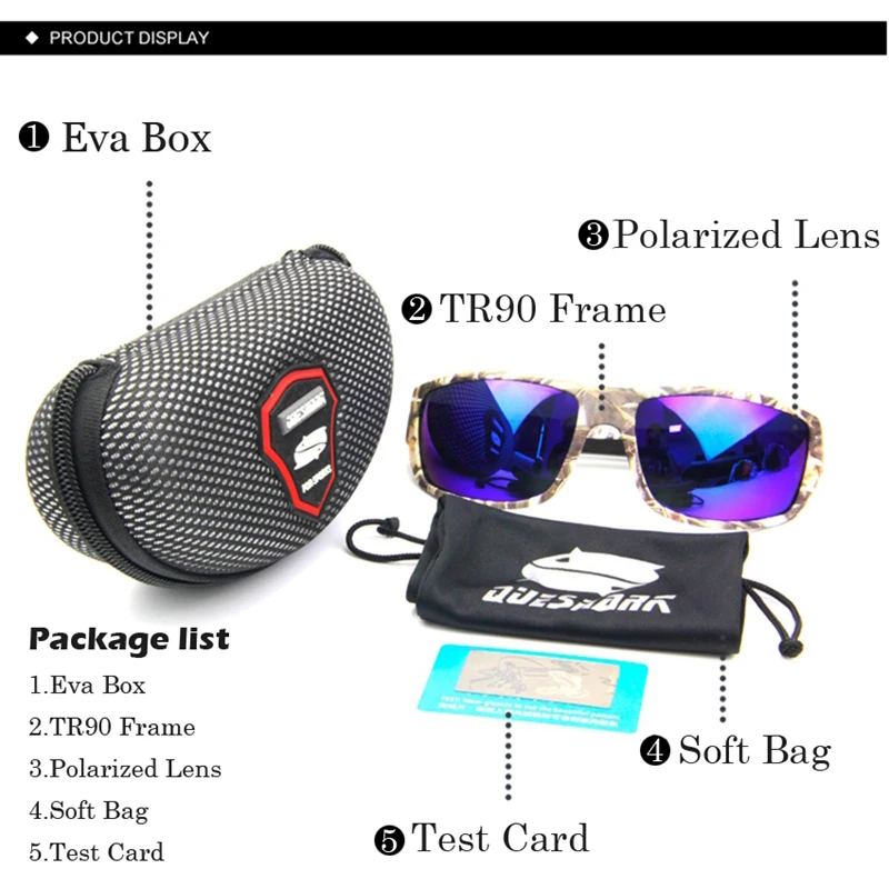 Queshark, камуфляжные поляризационные очки, солнцезащитные очки для рыбалки, спортивные очки для рыбалки, UV400, велосипедные очки, Gafas Ciclismo Oculos De Sol