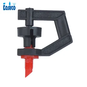 25 шт./упак.. 360 градусов вращающийся, микро спринклер с резьбовым соединением спринклера. Автоматический полив сада. Бесплатная доставка - изображение