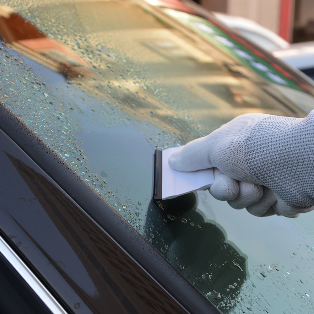 EHDIS 2pcs Car Water Wiper Window Glass Household Cleaning Brush Squeegee Vinyl Film Car Wrap Tools Tinting Tool Ice Scraper