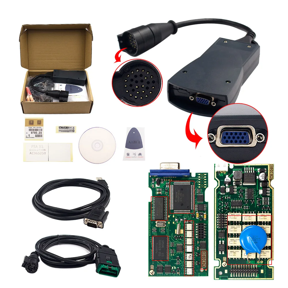 Полный чип Lexia3 PP2000 Diagbox OBD 2 сканер инструмент V7.83 Lexia 3 авто автомобиль OBDII диагностический инструмент Lexia 3 прошивка 921815C