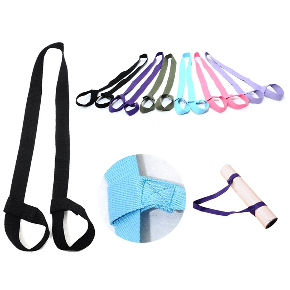 New Yoga Mat Sling Carrier Shoulder Carry Strap Belt Exercise Stretch