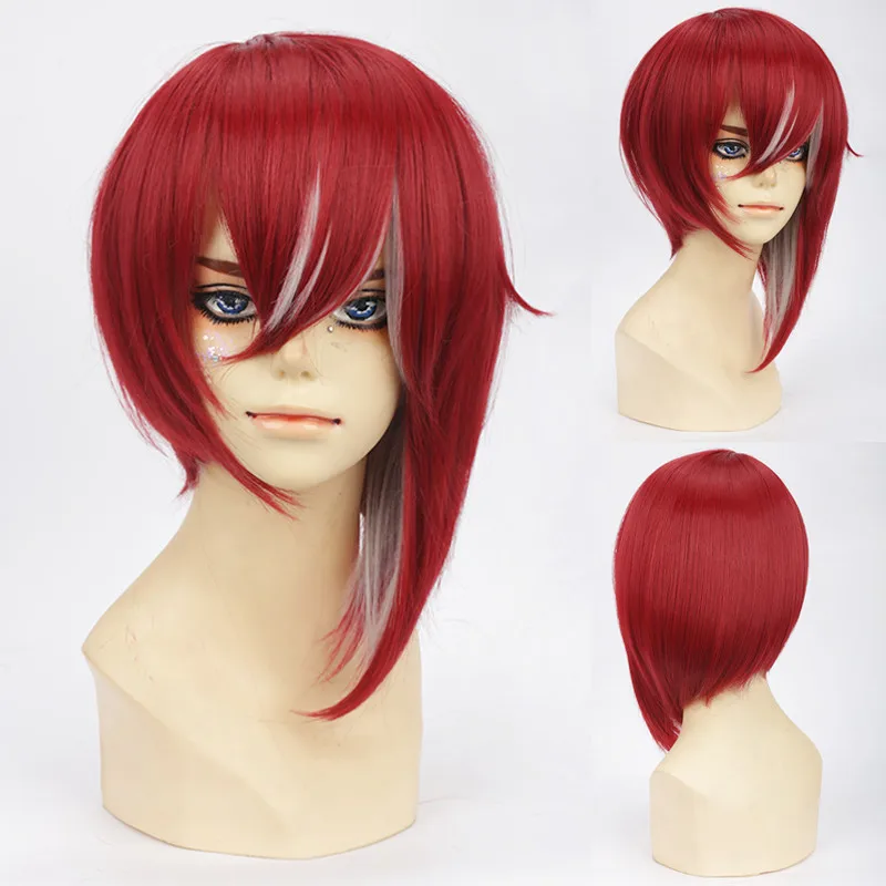 Ensemble Stars Switch SAKASAKI NATSUME Cosplay wig costume red colour