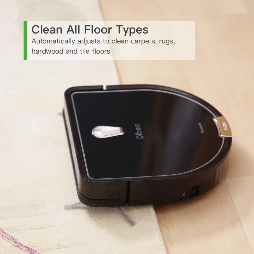 Dibea D960 Sweeper Robot Vacuum Cleaner Household Aspirator Strong Suction Robot Vacuum Cleaner Home Cleaning Robot
