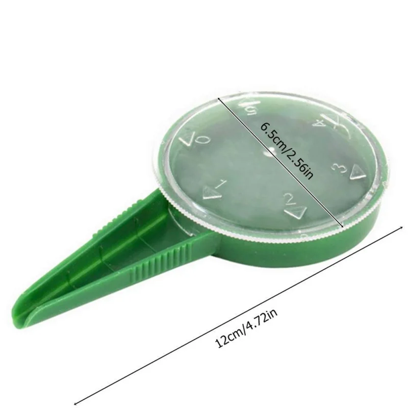 

Adjustable Dial 5 Size Setting Disseminator Sower Planter Starter Sow Garden Sowing Funnel Type Apparatus Farm Tools