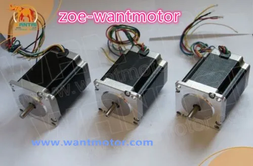 Хорошее качество! 3 шт. Nema 23 Wantai шаговый двигатель 57BYGH420 127oz-in 2A CE ISO ROHS 3D Reprap Принтер