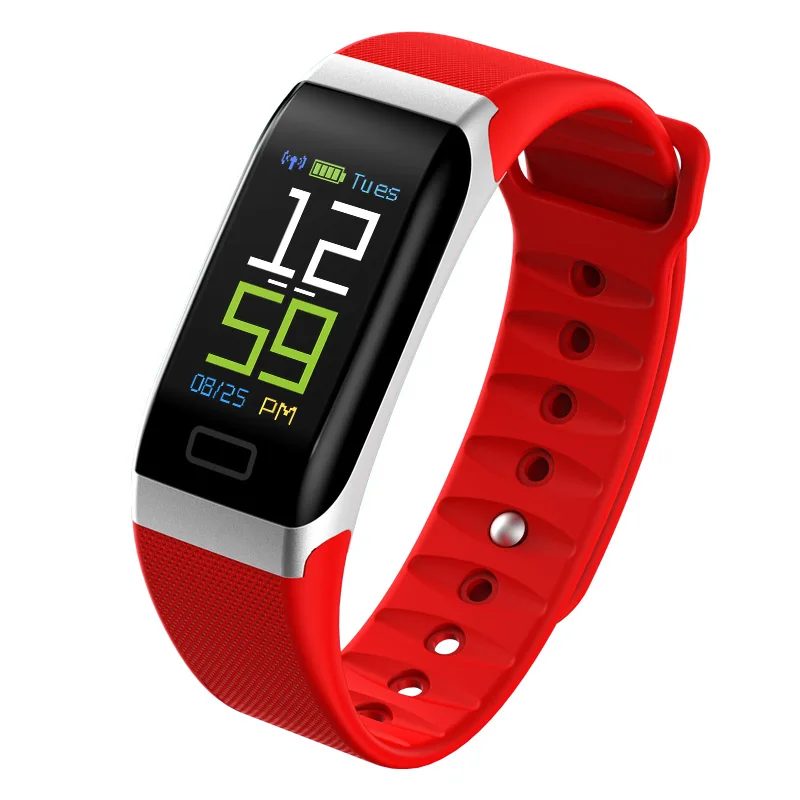 

R7 Sport Smart Wristband Blood Pressure Heart Rate Monitor Smart Band Step Calorie Mileage Tracker Call Reminder Message Display
