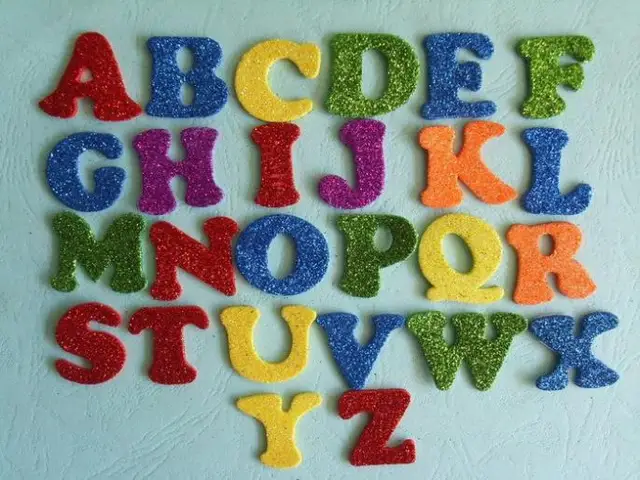 200pcs lot a z glitter stickers alphabet stickers letter sticker glitter letter stickers