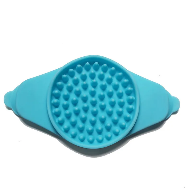 

Bath interactive slow feeder toy pet dog bowl with fixed sucker grooming easy anti swallowing feeder cat bathroom feeding tool