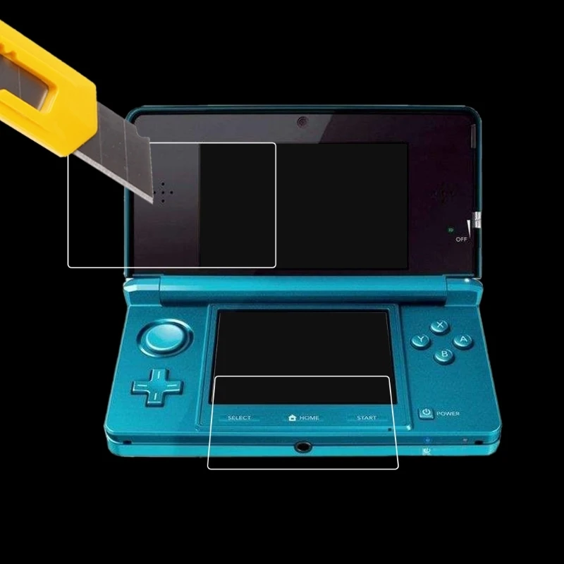 

Drop Ship&Wholesale HD Clear Film Top+Bottom LCD Screen Protector For New Nintendo 3DSLL/XL Console APR28